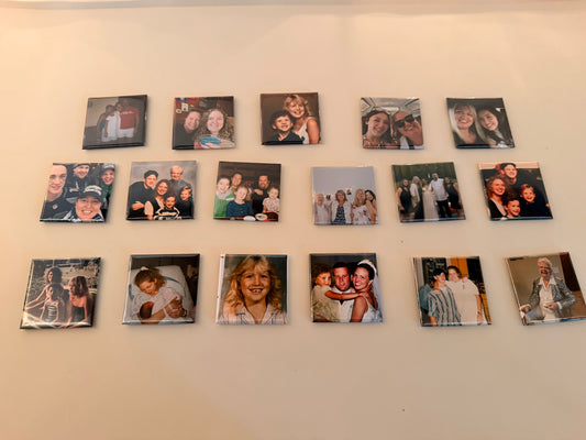 2x2 (12) custom photo magnets